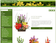Tablet Screenshot of elginflowersandgiftstx.com